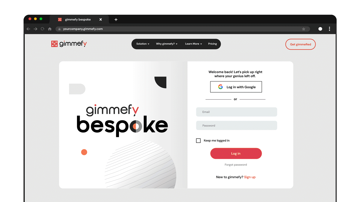 gimmefy bespoke benefits